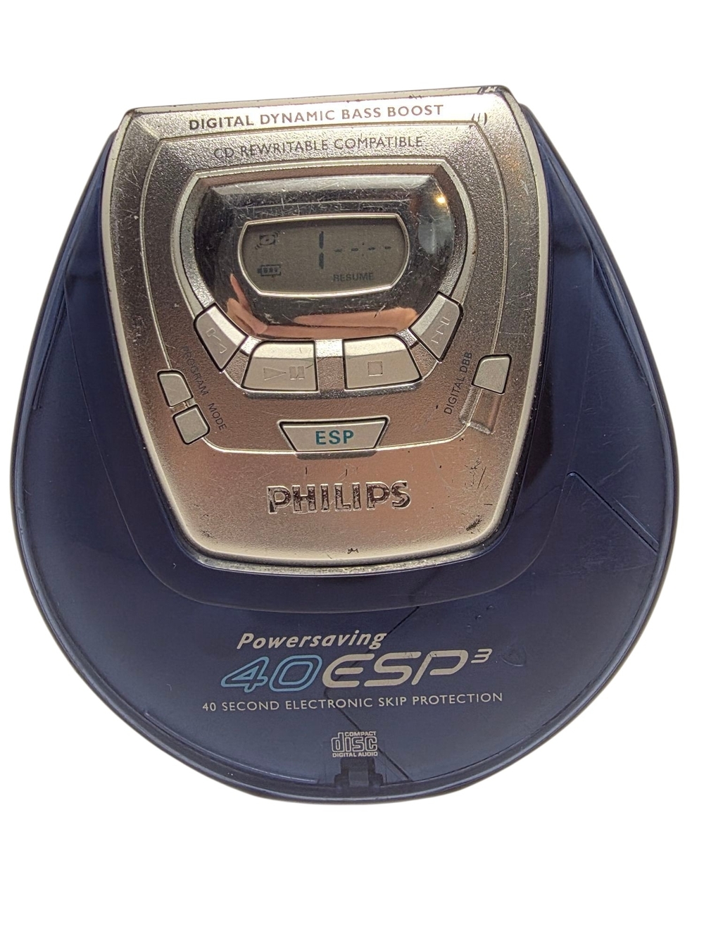 Philips Powersaving 40 ESP3 Personal CD Player 40 Second Skip Protection WORKS